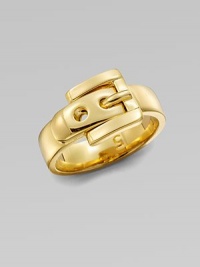A stylized design in a shiny goldtone finish. Goldtone brassWidth, about ¼Imported A stylized design in a shiny goldtone finish. Goldtone brassWidth, about ¼Imported