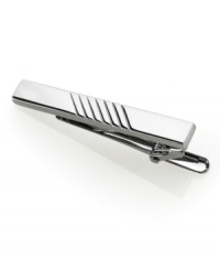 Before you walk out the door, don't forget the extra dapper touch of this Geoffrey Beene polished black nickel tie clip. Before you walk out the door, don't forget the extra dapper touch of this Geoffrey Beene polished black nickel tie clip.