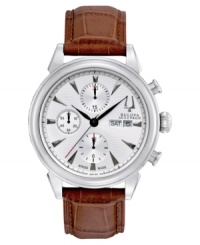 Esteemed for unmatched craftsmanship, Bulova Accutron has created a handsome automatic watch for their Gemini collection. Esteemed for unmatched craftsmanship, Bulova Accutron has created a handsome automatic watch for their Gemini collection.