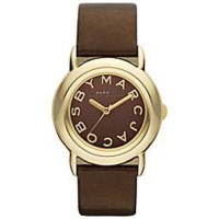 Marc By Marc Jacobs Marci IPG Brown Leather Strap Watch #MBM1185 Marc By Marc Jacobs Marci IPG Brown Leather Strap Watch #MBM1185