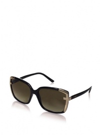 Fendi Women's 5225 Sunglasses, Black/Brown, One Size Fendi Women's 5225 Sunglasses, Black/Brown, One Size
