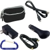 Gizmo Dorks Carrying Case Black and Power Pack for the JVC Picsio GC-WP10
