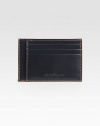 Keep business and credit cards close at hand in the streamlined Italian calfskin case.Four card slots4½W X 3HMade in Italy