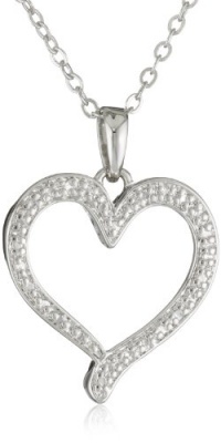 Plated Brass I Love You Open Heart Pendant Necklace, 18 Plated Brass I Love You Open Heart Pendant Necklace, 18