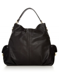 Make The Harrison from KDNY by Kelsi Dagger your own by choosing from a wide variety of color options. This easy-going design features handy side pockets and shiny goldtone hardware. Make The Harrison from KDNY by Kelsi Dagger your own by choosing from a wide variety of color options. This easy-going design features handy side pockets and shiny goldtone hardware.