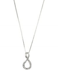 The pretty combinations are endless. This sparkling necklace from Anne Klein offers limitless style with an infinity charm embellished with pave accents. Crafted in silver tone mixed metal. Approximate length: 16 inches + 2-inch extender. Approximate drop: 1/2 inch. The pretty combinations are endless. This sparkling necklace from Anne Klein offers limitless style with an infinity charm embellished with pave accents. Crafted in silver tone mixed metal. Approximate length: 16 inches + 2-inch extender. Approximate drop: 1/2 inch.
