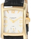 Stuhrling Original Women's 145L.12352 Classic Gatsby Swiss Quartz Gold Tone Leather Watch