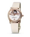 The Frédérique Constant Ladies Automatic Collections have been designed by women for women. Classic and elegant, feminine and sophisticated, sexy in every detail. These fine mechanical timepieces have been developed with passion, to reflect the values and aspirations of today's women. Automatic calibration. Vanilla satin strap. Made in Geneva, Switzerland.