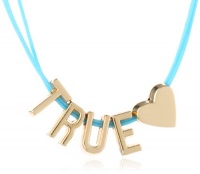 BCBGeneration Blue and Gold Plated True Mini Cord Necklace, 16 BCBGeneration Blue and Gold Plated True Mini Cord Necklace, 16
