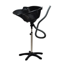 BLACK PORTABLE Height Adjustable Shampoo Basin Hair Bowl Salon Treatment Tool BLACK PORTABLE Height Adjustable Shampoo Basin Hair Bowl Salon Treatment Tool