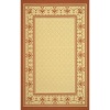 Safavieh Courtyard Collection CY0901-3201 Natural and Terracotta Indoor/Outdoor Round Area Rug, 5-Feet 3-Inch