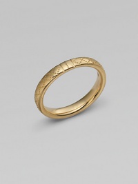 From the Diamantissima Collection. This simply chic style is crafted from radiant 18k gold. 18k goldWidth, about .13Made in Italy From the Diamantissima Collection. This simply chic style is crafted from radiant 18k gold. 18k goldWidth, about .13Made in Italy
