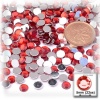 144pc Rhinestones Round 5mm - 21ss flatback Ruby Red RED