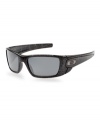The idea behind Oakley's Fuel Cell is unflinching with a smooth look. The style was designed for the people who refuse to walk through life, but rather stomp through it and leave their footprints. The polycarbonate, mirrored lenses feature optical precision and impact resistance. The frames feature the durable all-day comfort of lightweight, stress resistant O Matter frame material, Oakley's Three-Point Fit that holds lenses in precise optical alignment.