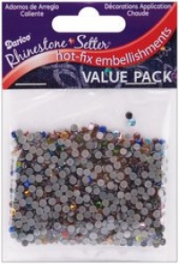 Darice Rhinestone Setter Hot-Fix Embellishments 3mm 1000/Pkg: Multi Darice Rhinestone Setter Hot-Fix Embellishments 3mm 1000/Pkg: Multi