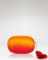 KOTUR proves mini bags can make a major statement with this boldly hued clutch. Fusing shape and shade, it's a bright way to enliven every evening look. KOTUR proves mini bags can make a major statement with this boldly hued clutch. Fusing shape and shade, it's a bright way to enliven every evening look.