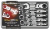 GearWrench 9550 10 Piece Metric Stubby Flex-Head Combination Ratcheting Wrench Set