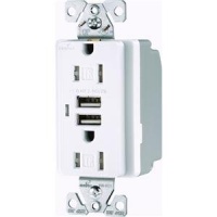 Cooper Wiring TR7745W-K USB Duplex Outlet Cooper Wiring TR7745W-K USB Duplex Outlet