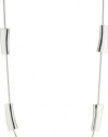 Nine West 36 Inch Silver-Tone Station Necklace