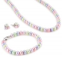 Honora Children's Multi-Color Freshwater Cultured Pearl Set Honora Children's Multi-Color Freshwater Cultured Pearl Set