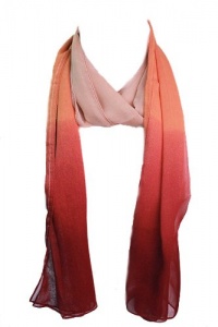 Discount Fashion Jewelry | THREE TONE THIN SCARF (Brown) Discount Fashion Jewelry | THREE TONE THIN SCARF (Brown)