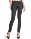 GUESS Brittney Ankle Skinny Houndstooth Printe, GREYSCALE WASH (27)