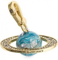 Juicy Couture - Planet Juicy - Gold Plated Charm Juicy Couture - Planet Juicy - Gold Plated Charm