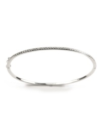 Slip a touch of sparkle over your wrist for a little extra appeal. Judith Jack bangle features round-cut crystals set in sterling silver. Approximate diameter: 2-1/2 inches. Slip a touch of sparkle over your wrist for a little extra appeal. Judith Jack bangle features round-cut crystals set in sterling silver. Approximate diameter: 2-1/2 inches.