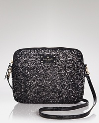 kate spade new york puts flash in drive with this glitter splashed crossbody, which is cleverly designed to conceal your iPad. kate spade new york puts flash in drive with this glitter splashed crossbody, which is cleverly designed to conceal your iPad.