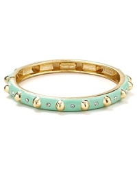 It's no wallflower: this bedazzled Sequin bangle will be the life of your arm party, designed to mix, mingle, and make nice with all the other pretties on your wrist. It's no wallflower: this bedazzled Sequin bangle will be the life of your arm party, designed to mix, mingle, and make nice with all the other pretties on your wrist.