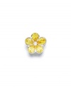 Let the sunshine in with this sterling silver bead featuring yellow cubic zirconia accents. Donatella is a playful collection of charm bracelets and necklaces that can be personalized to suit your style! Available exclusively at Macy's.