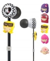 With colorful, interchangeable faces, these earbuds from Harajuku Lovers let you take Love, Angel, Music, Baby wherever you go.