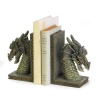 Gifts & Decor Fierce Dragon Mystical Muted Soft Green Color Bookend