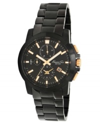 Heavy duty craftsmanship in a sleek package: a chronograph watch from Kenneth Cole New York. Heavy duty craftsmanship in a sleek package: a chronograph watch from Kenneth Cole New York.