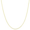 14 Karat Yellow Gold 0.8-mm Flat Round Cable Chain (18 Inch)
