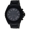 Michael Kors MK8260 Men's Drake Black Silicone Band Black Dial Chronograph Watch