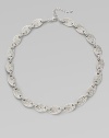 EXCLUSIVELY AT SAKS. Sparkling pavé crystals are linked together in this dazzling design.Crystals Rhodium plated Chain length, about 16 with 2 extender Lobster clasp Imported