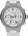 DKNY Ceramic Glitz Chronograph White Dial Women's watch #NY4985