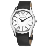 Emporio Armani Men's AR2020 Classic Black Leather Band Watch Emporio Armani Men's AR2020 Classic Black Leather Band Watch