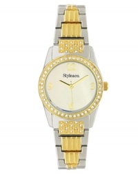 Engulf your days with shimmer and shine with this regal watch by Style&co. Engulf your days with shimmer and shine with this regal watch by Style&co.