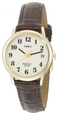 Timex Women's T20071 Easy Reader Brown Leather Strap Watch Timex Women's T20071 Easy Reader Brown Leather Strap Watch