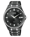 Make your mark with this unique black-on-black watch design by Citizen.