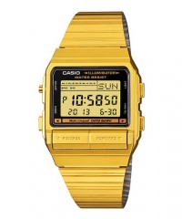 Casio Men's DB380G-1 Gold Gold Tone Stainles-Steel Quartz Watch with Digital Dial Casio Men's DB380G-1 Gold Gold Tone Stainles-Steel Quartz Watch with Digital Dial