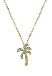 Effy Jewlery Diamond Palm Tree 14K Yellow Gold Pendant, .11 TCW Effy Jewlery Diamond Palm Tree 14K Yellow Gold Pendant, .11 TCW