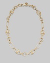 From the Bamboo Collection. 18K gold bamboo links feature interlocking details for an unexpected twist.18K gold Length, about 18 Lobster clasp closure Made in Bali