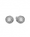 Effy Jewlery Diamond Stud Earrings in 14k White Gold, .65 TCW