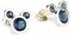 Disney Mickey Girl's Sterling Silver September Birthstone Stud Crystal Earrings