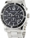 Michael Kors Men's MK8140 Silver and Black Madison Watch