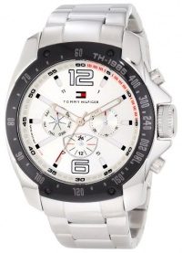 Tommy Hilfiger Men's 1790872 Sport Stainless Steel Bracelet Blue Bezel Watch Tommy Hilfiger Men's 1790872 Sport Stainless Steel Bracelet Blue Bezel Watch