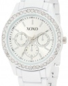 XOXO Women's XO5408  White Bracelet With Rhinestones Accent  Watch